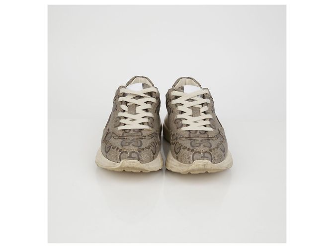 Gucci Messing-Sneaker Braun - Ansicht 4