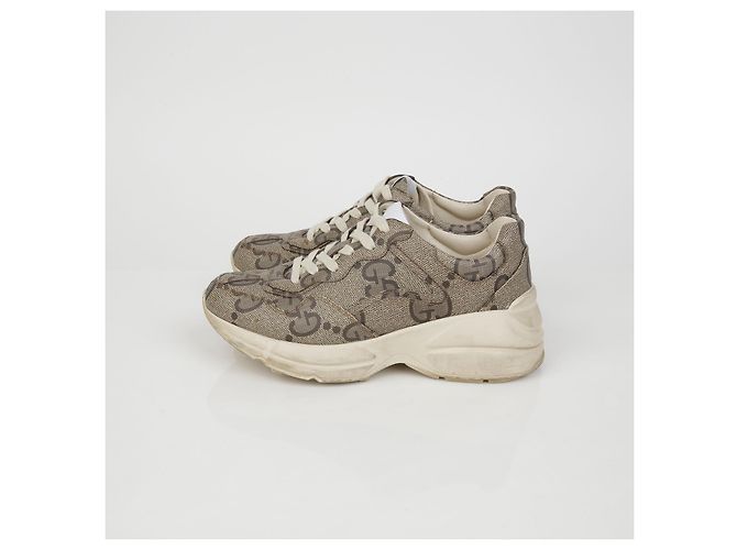 Gucci Messing-Sneaker Braun - Ansicht 6