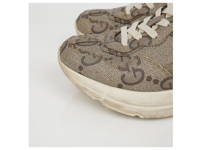 Gucci Messing-Sneaker Braun - Ansicht 7