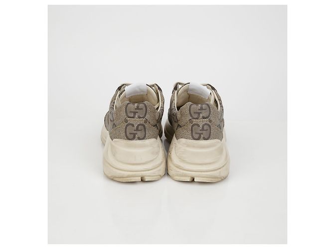 Gucci Messing-Sneaker Braun - Ansicht 8