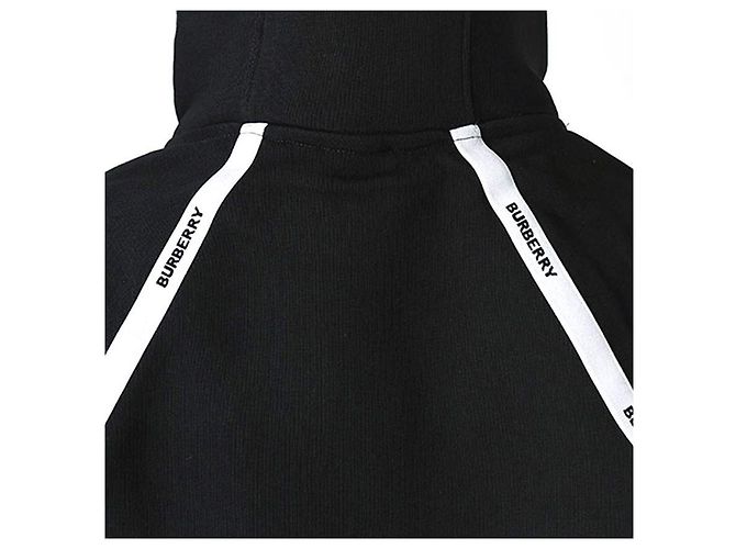 Burberry Oversized Hoodie Schwarz mit Logo - Ansicht 15