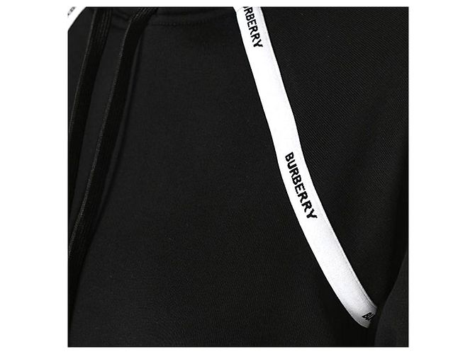 Burberry Oversized Hoodie Schwarz mit Logo - Ansicht 16