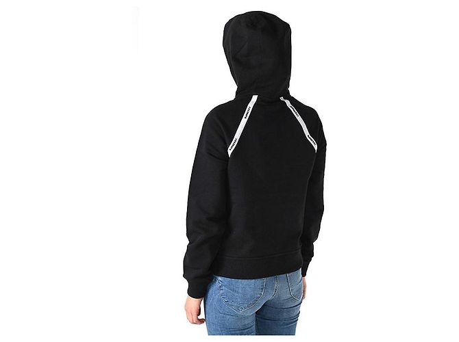 Burberry Oversized Hoodie Schwarz mit Logo - Ansicht 5