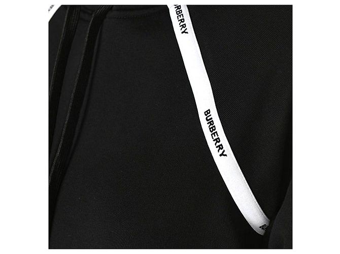 Burberry Oversized Hoodie Schwarz mit Logo - Ansicht 7