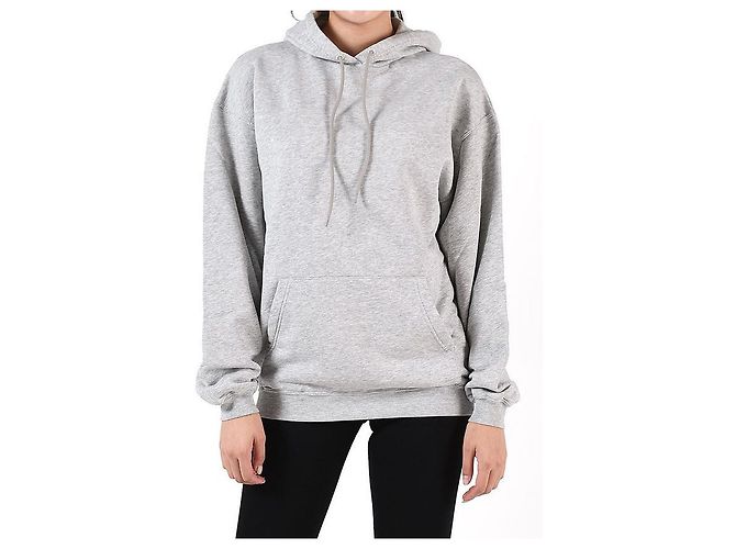 Balenciaga Grau Bestickter Hoodie mit Tattoo-Logo Braun - Ansicht 10