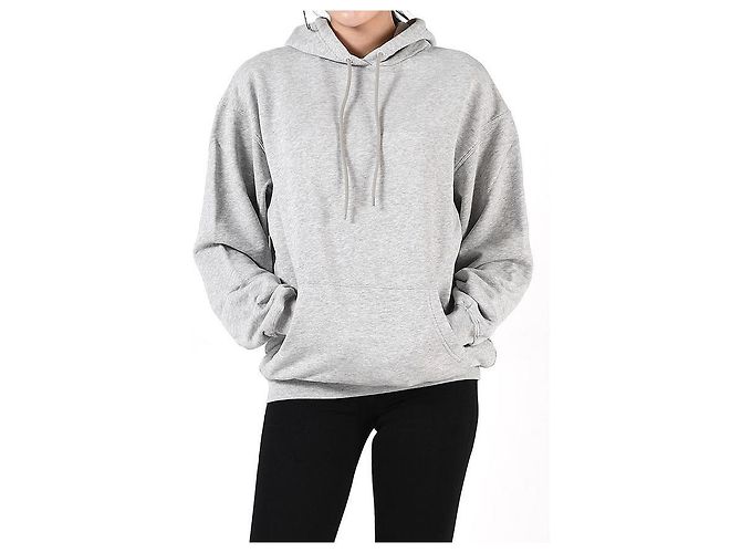 Balenciaga Grau Bestickter Hoodie mit Tattoo-Logo Braun - Ansicht 16