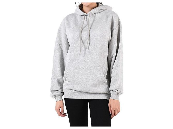 Balenciaga Grau Bestickter Hoodie mit Tattoo-Logo Braun - Ansicht 9