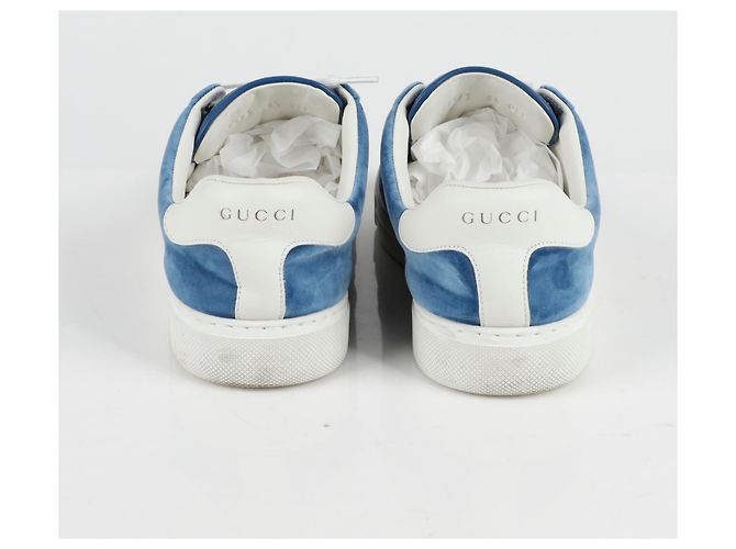 Gucci Sneakers Ace Web Blu - vista 7