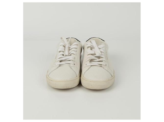 Saint Laurent Sequence Tab Sneakers Weiß - Ansicht 2