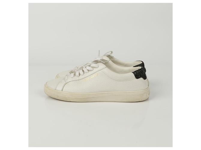 Saint Laurent Sequence Tab Sneakers Weiß - Ansicht 3