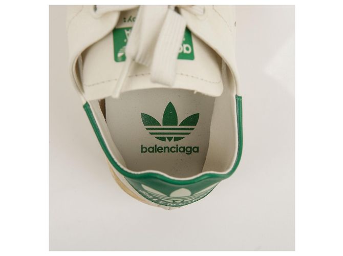 Balenciaga Baskets Adidas Stan Smith Taille Blanc - vue 9