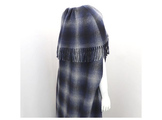 Cappotto Cape Donna Dior Blu - vista 6