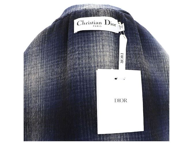 Cappotto Cape Donna Dior Blu - vista 7