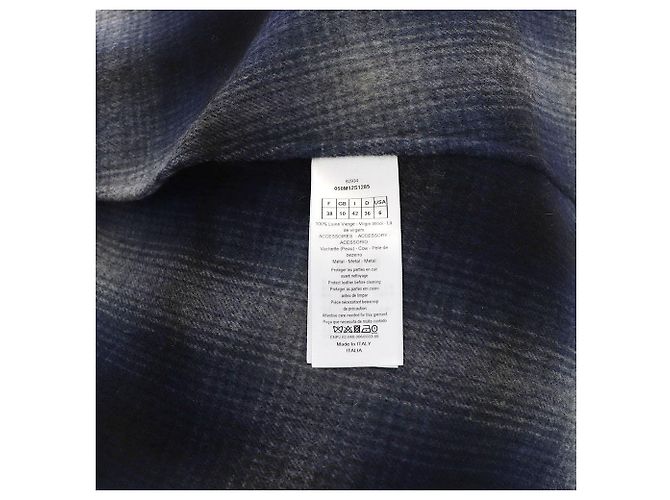 Cappotto Cape Donna Dior Blu - vista 8