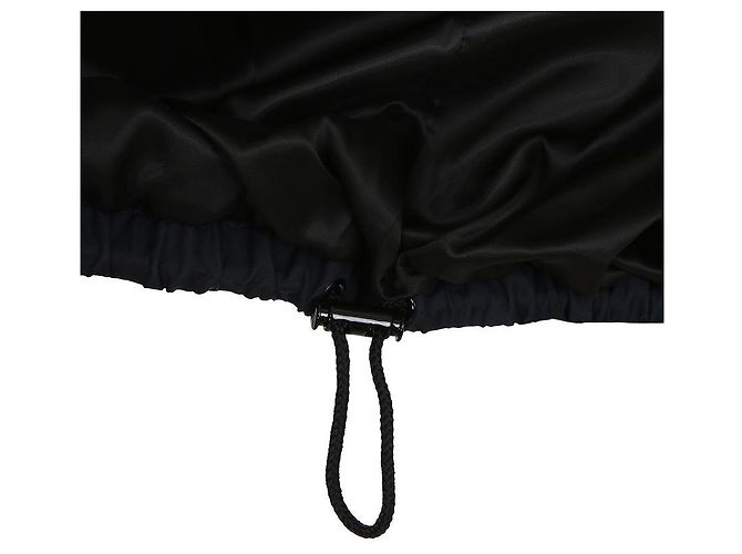 Céline Giacca a vento con ricamo del logo in blu navy - vista 10
