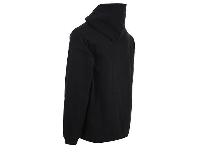 Acne Schwarzer Hoodie mit Logo-Detail - Ansicht 5