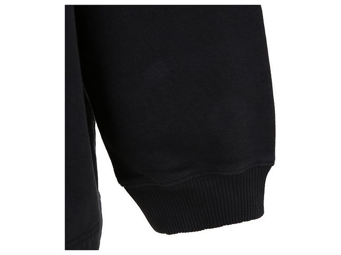 Acne Schwarzer Hoodie mit Logo-Detail - Ansicht 9