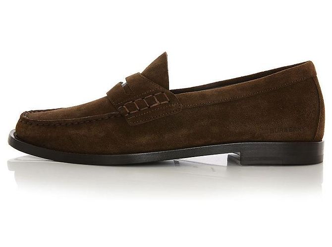 Burberry Loafer Rupert de Camurça Marrom - vista 4