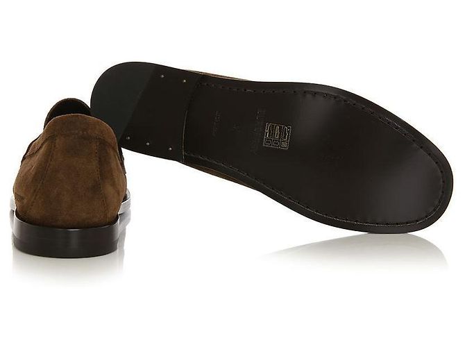 Burberry Loafer Rupert de Camurça Marrom - vista 7