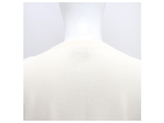 Hermès Malha de Cachemira com Mangas Curtas Branco - vista 17