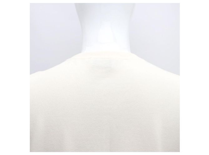 Hermès Malha de Cachemira com Mangas Curtas Branco - vista 7