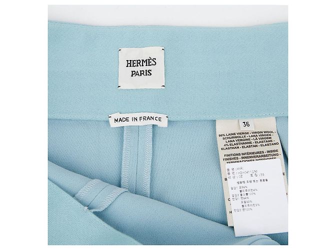 Hermès Weite Hose Blau - Ansicht 6