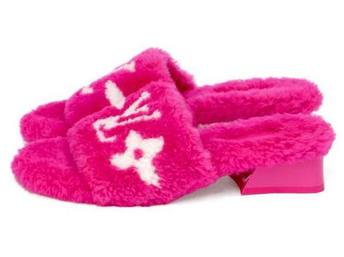 Louis Vuitton Sandali Mule Rosa - vista 3