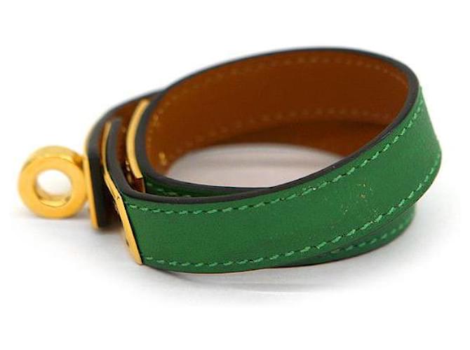Hermès Pulsera Kelly Verde - vista 2