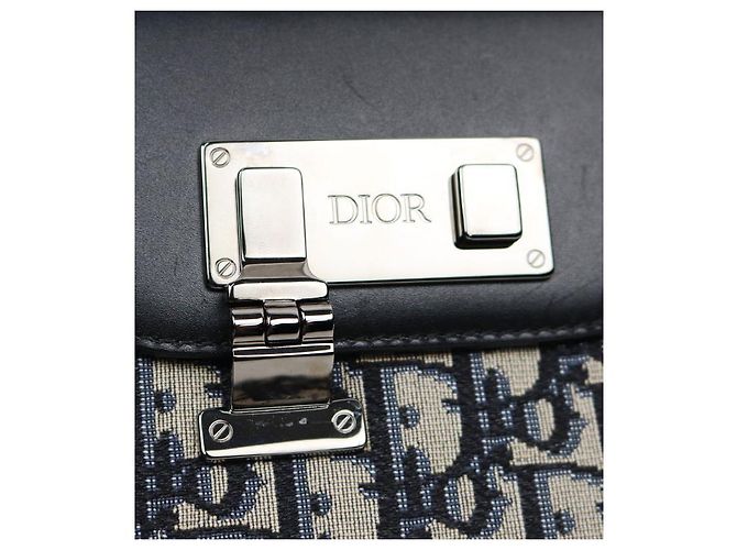 Dior Schräg gewebte Umhängetasche Mehrfarben - Ansicht 9
