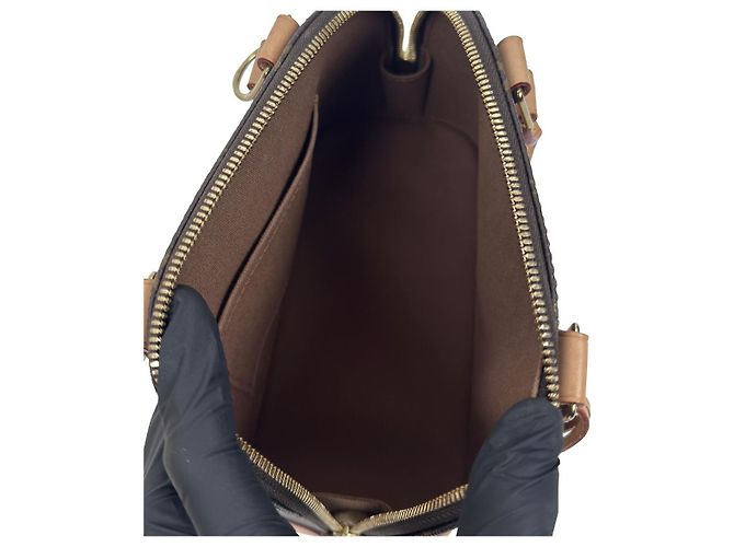 Louis Vuitton Bolso Alma Monogram Castaño - vista 5
