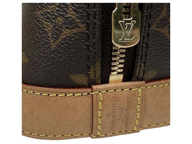 Louis Vuitton Bolso Alma Monogram Castaño - vista 6