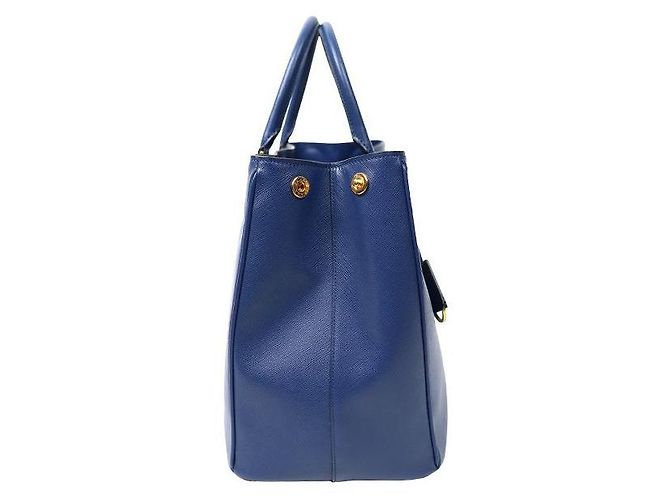 Prada Borsa Galleria blu navy - vista 2