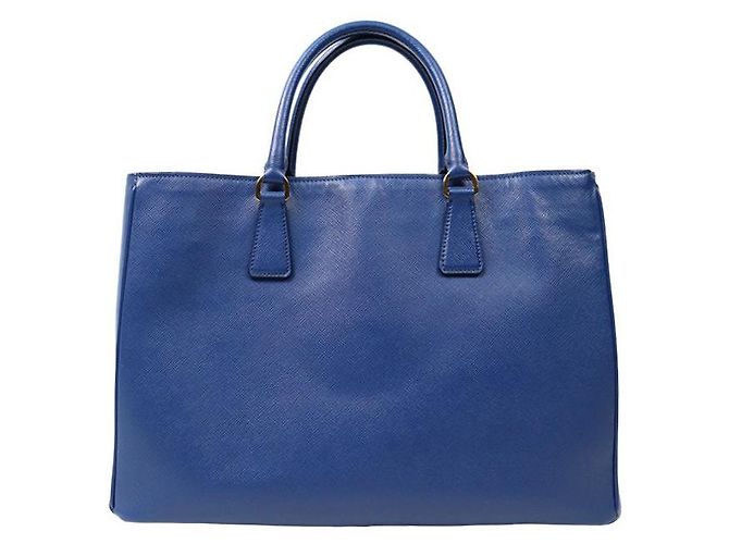 Prada Borsa Galleria blu navy - vista 3