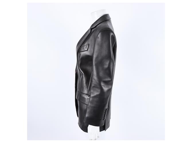 Tom Ford Lederjacke Schwarz - Ansicht 2