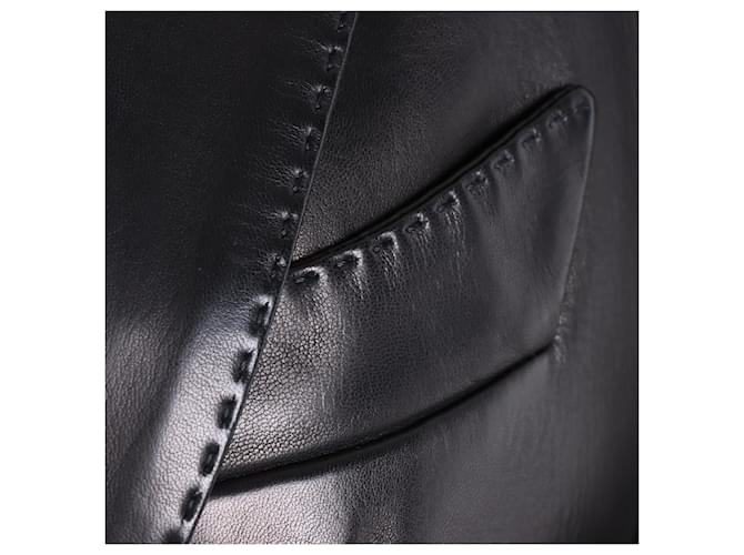 Tom Ford Lederjacke Schwarz - Ansicht 4