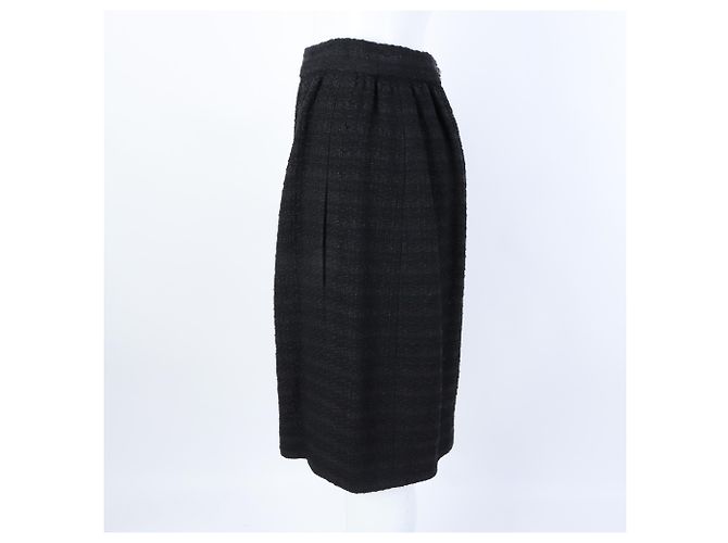 Falda de tweed Chanel Negro - vista 2