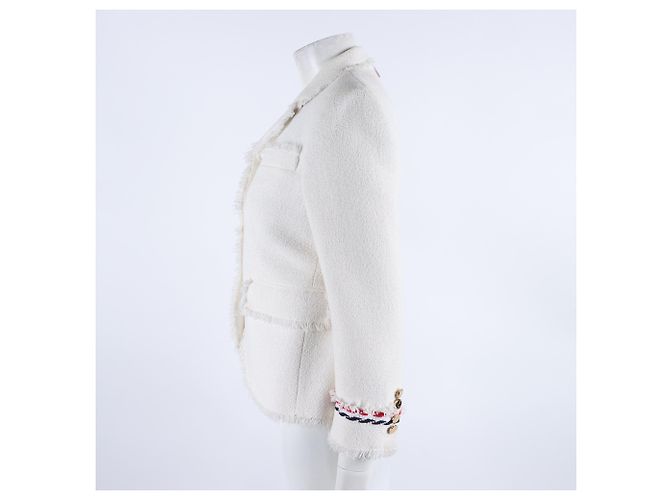 Tweedjacke von Thom Browne Weiß - Ansicht 2