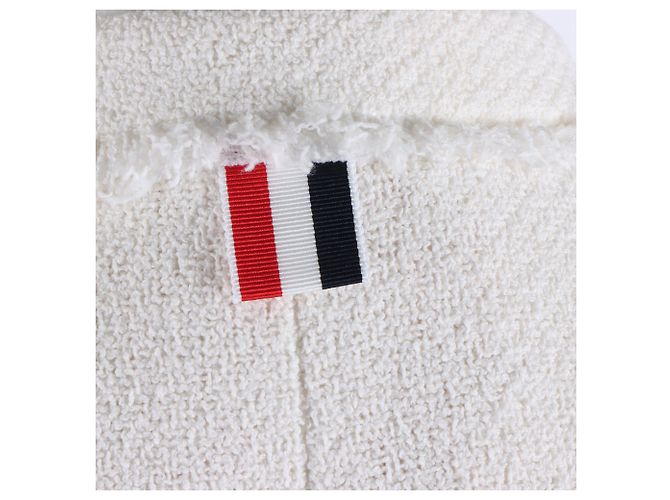 Tweedjacke von Thom Browne Weiß - Ansicht 4