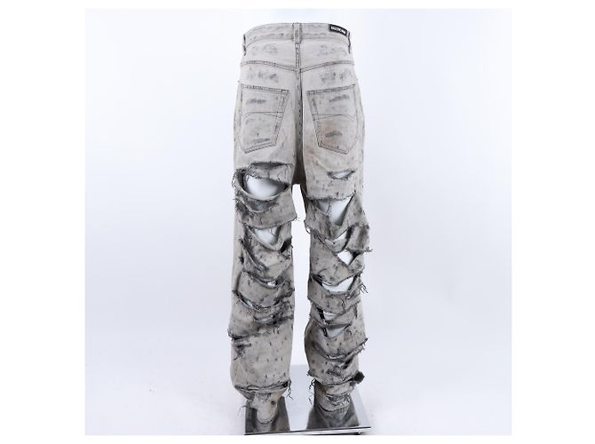 Pantalones de denim Balenciaga Azul - vista 3