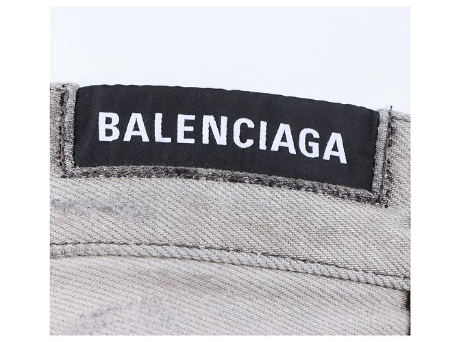 Pantalones de denim Balenciaga Azul - vista 4