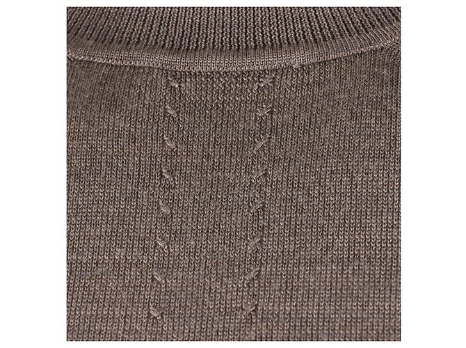Suéter de punto de manga larga Hermès Castaño - vista 4