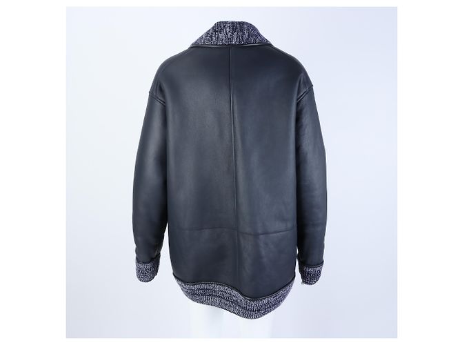 Maglione reversibile in shearling Marni Blu - vista 3