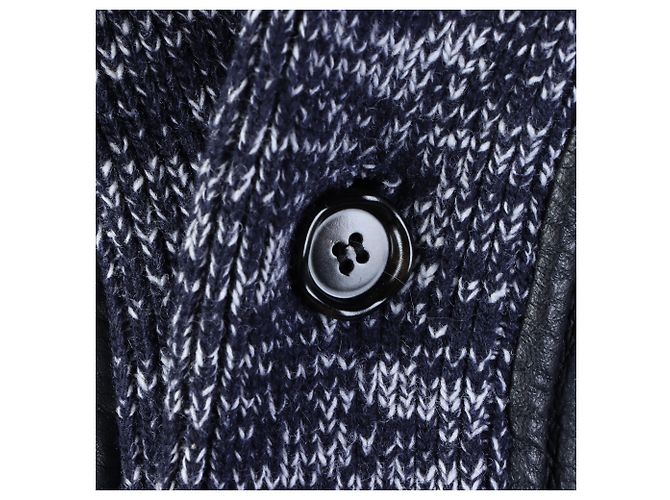 Maglione reversibile in shearling Marni Blu - vista 4