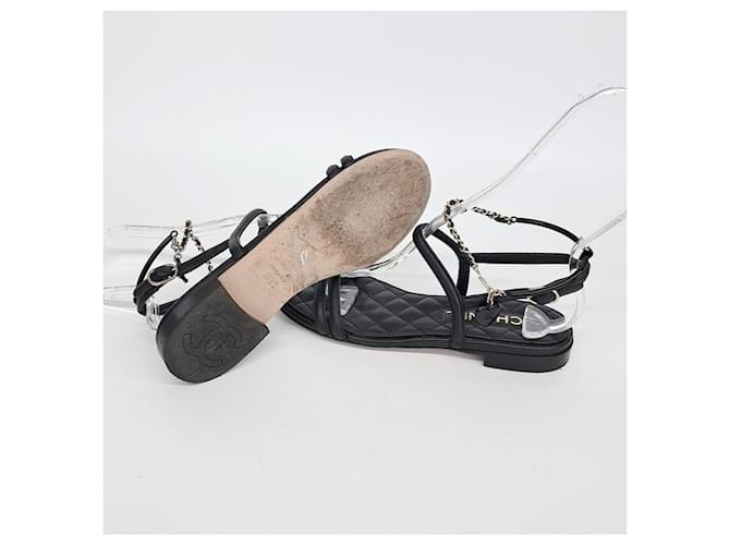 Sandali Chanel Nero - vista 4