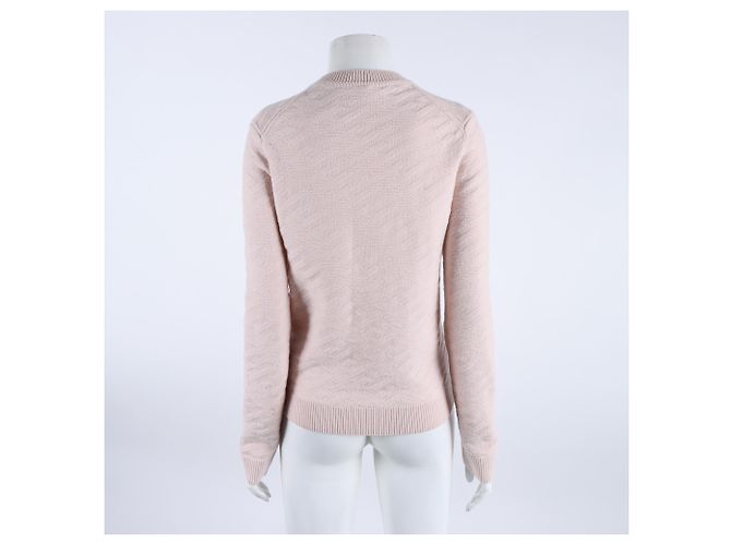 Suéter de punto de manga larga Hermès Rosa - vista 3