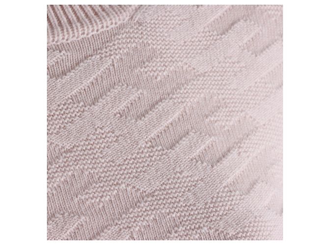 Suéter de punto de manga larga Hermès Rosa - vista 4