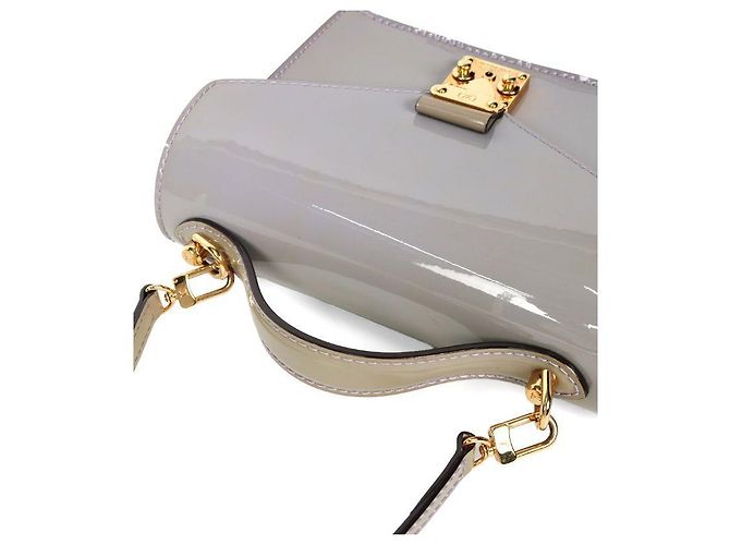 Louis Vuitton Montsouris in vernice viola Porpora - vista 4