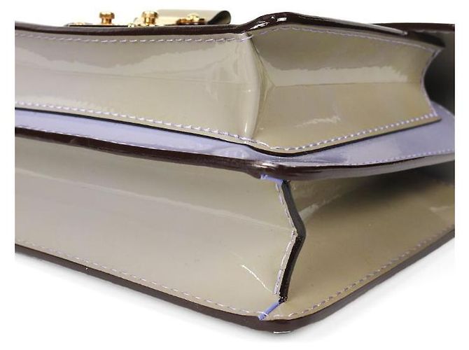 Louis Vuitton Montsouris in vernice viola Porpora - vista 8