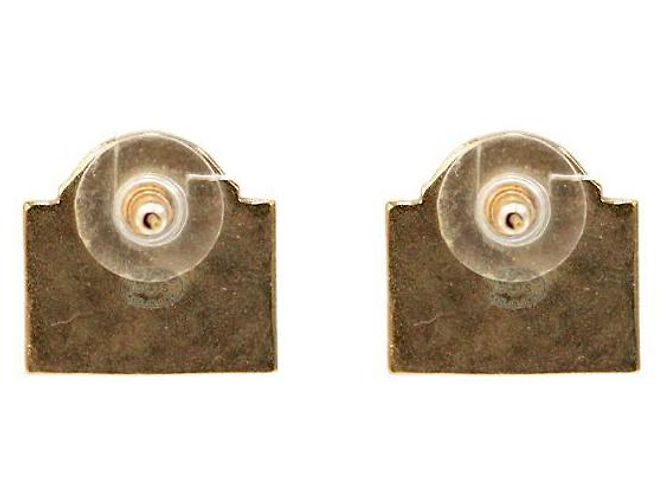 Chanel Pendientes de esmalte Le Cambon negros - vista 3