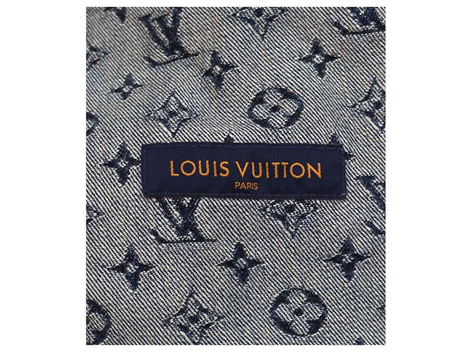 Louis Vuitton Monogramm-Denim-Jacke Blau - Ansicht 6